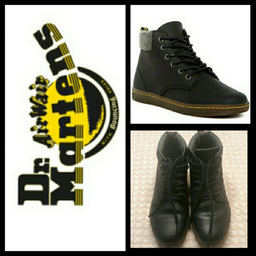 Dr. Martens Leather Maelly in Black  6